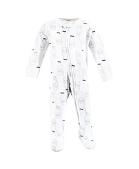 Touched by Nature Baby Boys Organic Cotton Sleep And Play, Cookies Milk, 0-3 Months