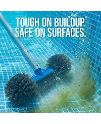 Best Choice Products Heavy-Duty Pool Brush Head with Reinforced Aluminum Bracket - Wall and Floor Cleaner (Head Only)