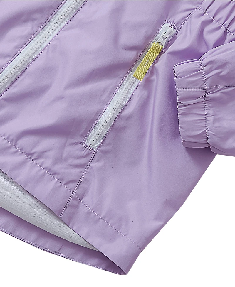 Lands' End Girls Hooded Water Resistant Rain Jacket
