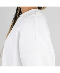 Gameday Couture Women's White Saint Louis Billikens Oversized Premium Fleece Sweatshirt