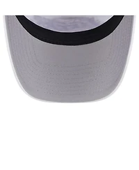 New Era Men's White/Purple Los Angeles Lakers Court Sport Foam A-Frame 9FORTY Adjustable Trucker Hat
