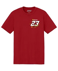 23xi Racing Men's Red Bubba Wallace 23 Hardee's T-Shirt