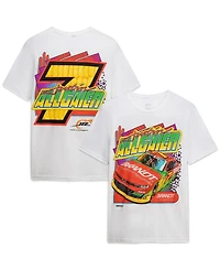 Jr Motorsports Official Team Apparel Men's White Justin Allgaier Brandt T-Shirt