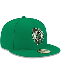New Era Men's Kelly Green Boston Celtics Team Color 59FIFTY Fitted Hat