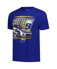 Classic Ink Usa Men's Royal Chase Elliott Fast 2-Spot T-Shirt