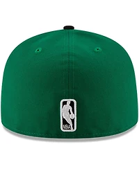 New Era Men's Green/Black Boston Celtics Team Color 2Tone 59FIFTY Fitted Hat