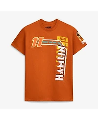 Joe Gibbs Racing Team Collection Men's Orange Denny Hamlin 11 Bob's Discount Furniture T-Shirt