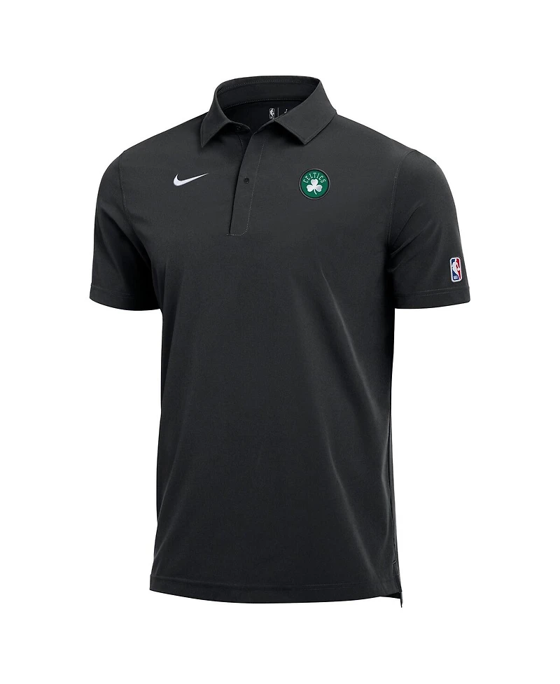 Nike Men's Black Boston Celtics 2025/26 Authentic Dri-fit Coaches Polo Shirt