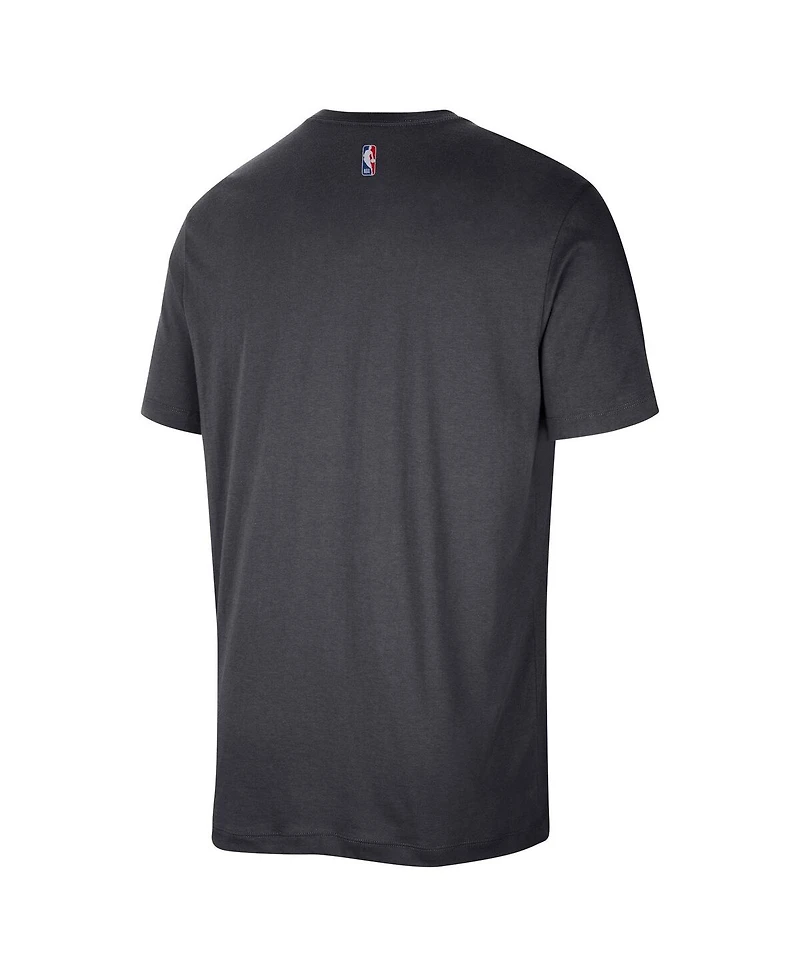 Jordan Men's Anthracite Minnesota Timberwolves Statement Edition Essential T-Shirt