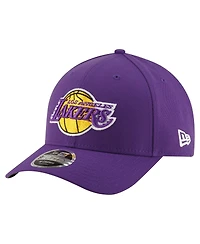 New Era Men's Purple Los Angeles Lakers 9FORTY Stock M-Crown Adjustable Hat
