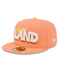 New Era Men's Orange Cleveland Cavaliers 2025/26 City Edition 59FIFTY Fitted Hat