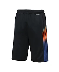 Jordan Big Boys and Girls Black New York Knicks Authentic Statement Edition Swingman Shorts