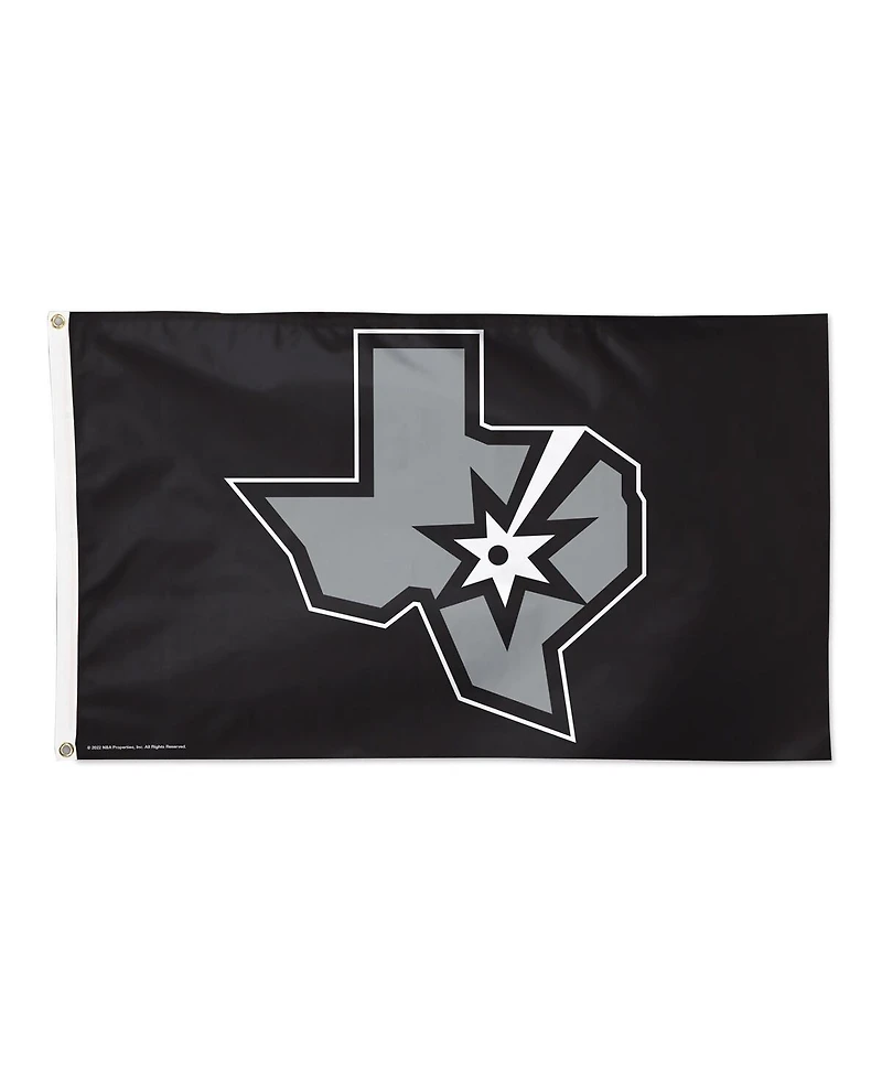 Wincraft San Antonio Spurs 3' x 5' Single-Sided Deluxe Secondary Team Logo Flag