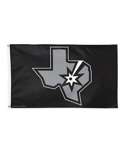 Wincraft San Antonio Spurs 3' x 5' Single-Sided Deluxe Secondary Team Logo Flag
