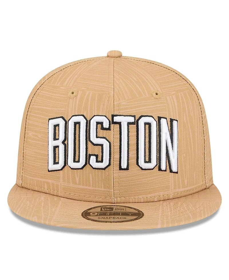New Era Men's Gold Boston Celtics 2025/26 City Edition Alternate 9FIFTY Snapback Hat