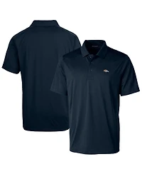 Cutter & Buck Men's Navy Denver Broncos Prospect Textured Stretch Polo Shirt