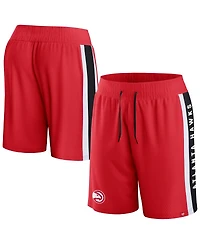 Fanatics Men's Red Atlanta Hawks Referee Iconic Mesh Shorts