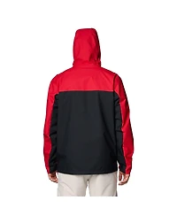 Columbia Men's Red Wisconsin Badgers Field Bound Omni-Tech Full-Zip Jacket