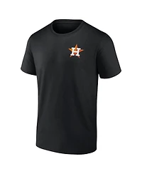 Fanatics Men's Profile Black Houston Astros Big & Tall Two-Sided Graphic T-Shirt