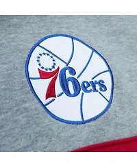 Mitchell & Ness Men's Royal Philadelphia 76ers Fleece Head Coach Hoodie