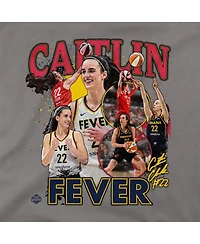 Stadium Essentials Men's and Women's Caitlin Clark Gray Indiana Fever Crossroads T-Shirt