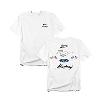 Mustang Men's Ford Logo Stack Front Back T-Shirt