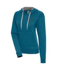 Antigua Women's Teal Arizona Diamondbacks Cooperstown Victory Pullover Hoodie