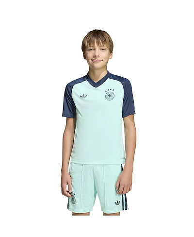 Adidas Big Boys and Girls Turquoise Germany National Team 2026 Pre-Match Jersey