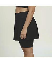 Calypsa Plus Midi Swim Skort