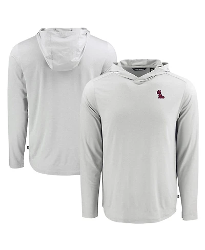 Cutter & Buck Men's Ole Miss Rebels Coastline Epic Comfort Eco Long Sleeve Hoodie T-Shirt