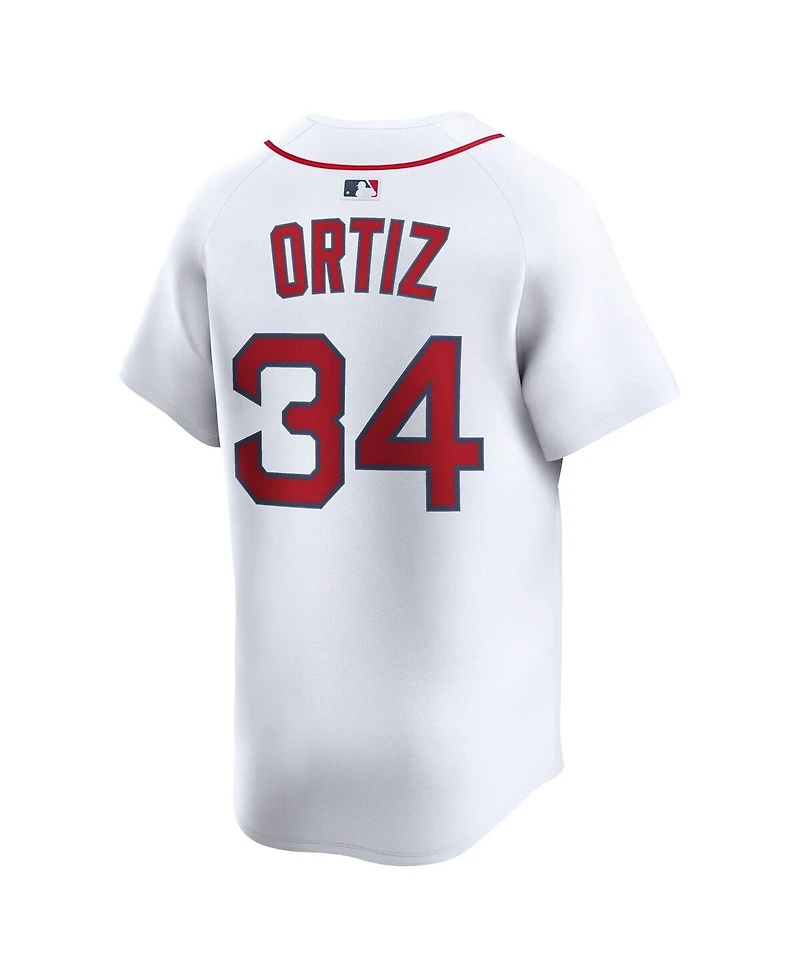 Nike Men's David Ortiz White Boston Red Sox Home Limited Jersey