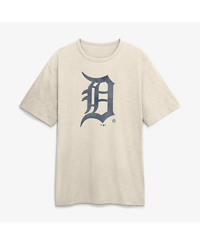 Fanatics Men's Cream Detroit Tigers Stadium Slub T-Shirt