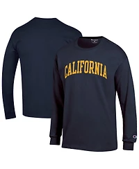 Champion Men's Navy Cal Bears Basic Arch Long Sleeve T-Shirt