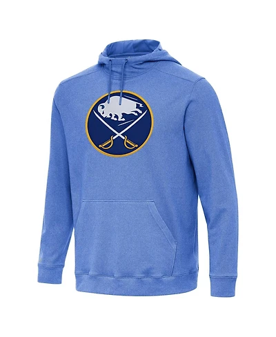 Antigua Men's Heather Royal Buffalo Sabres Cloud Pullover Hoodie