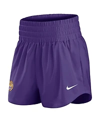 Nike Women's Purple Lsu Tigers Performance One Dri-fit High-Rise Shorts