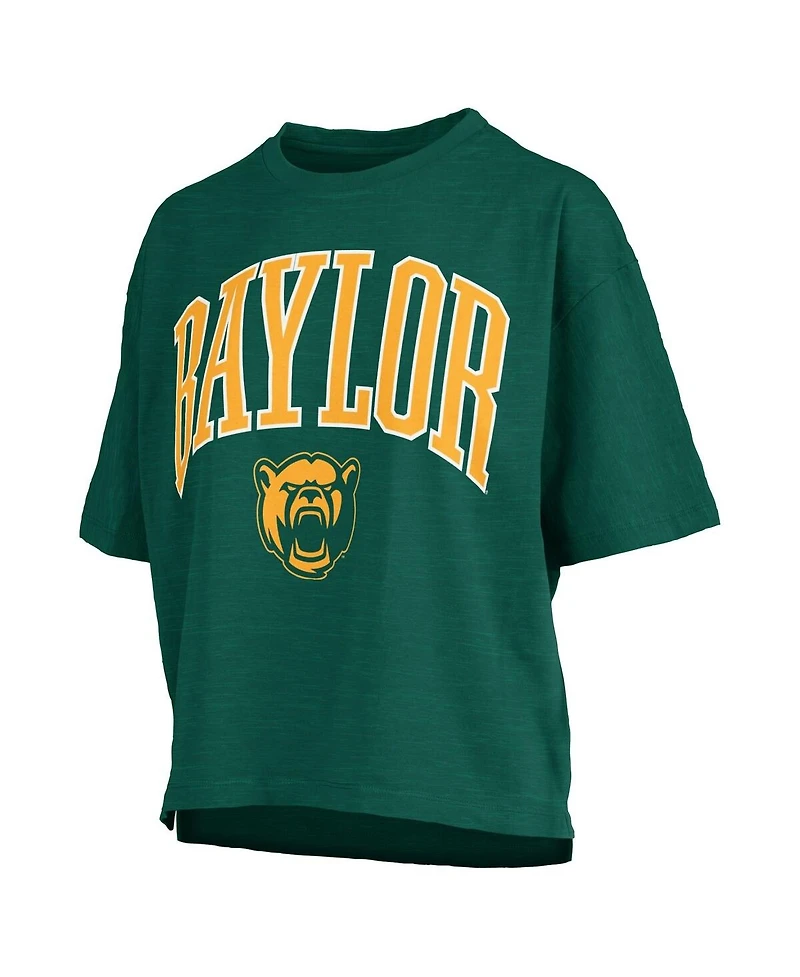 Pressbox Women's Green Baylor Bears Nelson T-Shirt