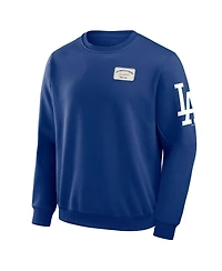 Darius Rucker Collection by Fanatics Men's Royal Los Angeles Dodgers Washed Crew Neck Pullover Sweatshirt