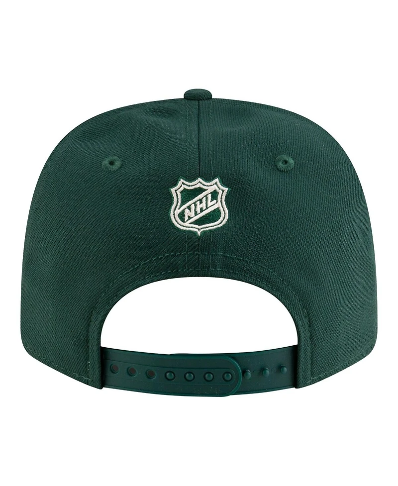 New Era Men's Green Minnesota Wild 9SEVENTY Stretch-Snap Adjustable Hat