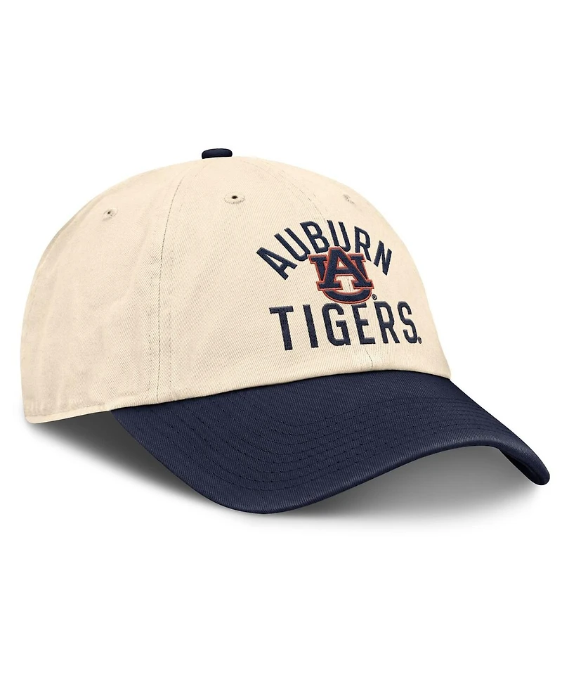 Nike Men's and Women's Natural Auburn Tigers 2026 Primetime Natural 2-Tone Club Adjustable Hat