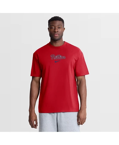 Nike Men's Red Philadelphia Phillies City Name Max90 T-Shirt