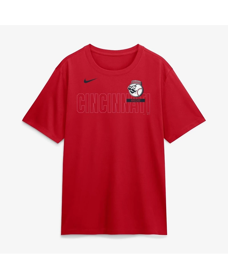 Nike Men's Red Cincinnati Reds Knockout Team Legend Dri-fit T-Shirt