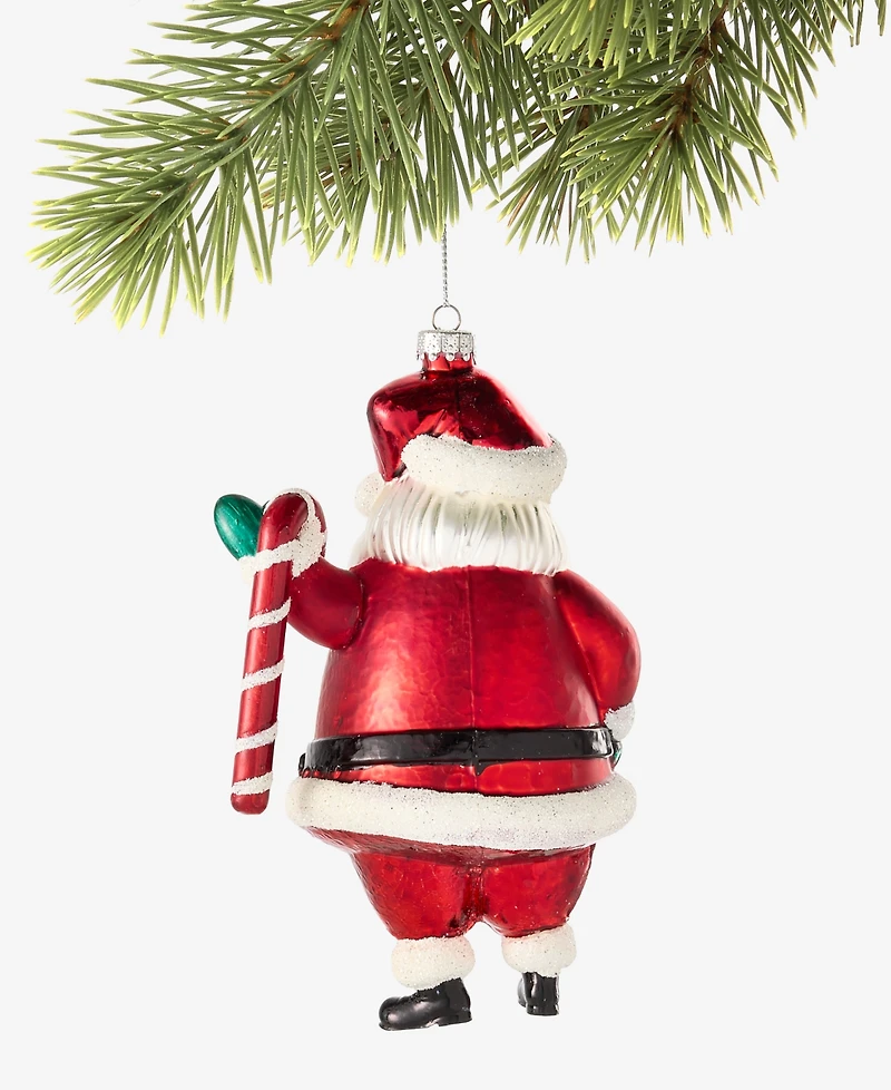 Holiday Lane Christmas Cheer Santa Ornament, Macy's Exclusive