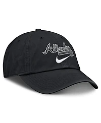 Nike Men's Black Atlanta Braves Primetime Club Adjustable Hat