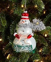 Holiday Lane Christmas Cheer Snowman Ornament, Macy's Exclusive