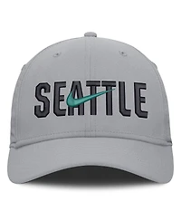 Nike Men's Gray Seattle Mariners Primetime Rise Dri-fit Flex Hat