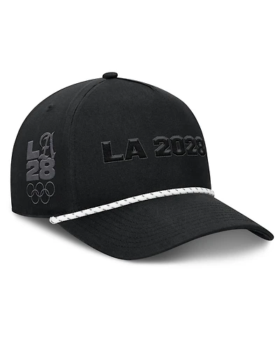 Fanatics Men's Black LA28 Summer Olympics Undertone Rope A-Frame Adjustable Hat