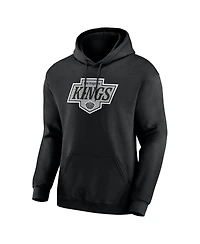 Logo Athletic Men's Black Los Angeles Kings Essential Hoodie