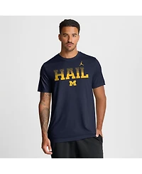 Jordan Men's Navy Michigan Wolverines Primetime Legend Kinetic Mantra Dri-fit T-Shirt