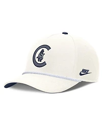 Nike Men's Cream Chicago Cubs Cooperstown Rise Adjustable Hat