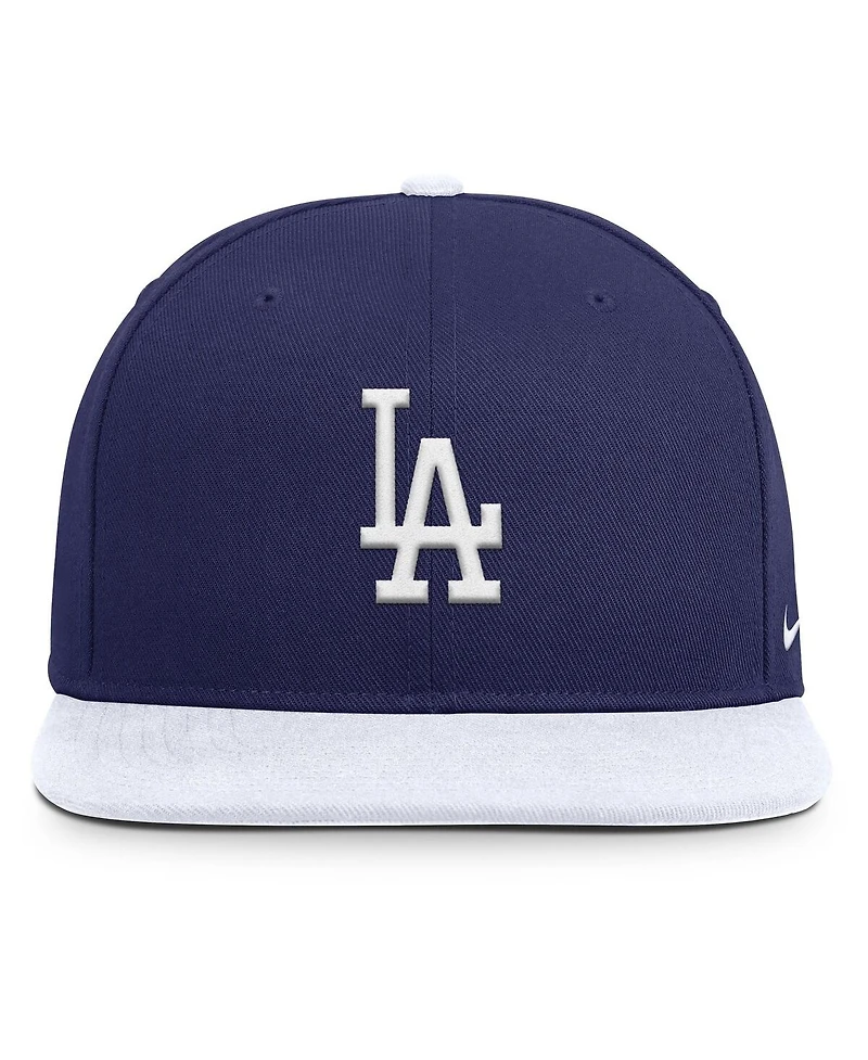 Nike Men's Royal/White Los Angeles Dodgers Primetime Pro Dri-fit Snapback Hat
